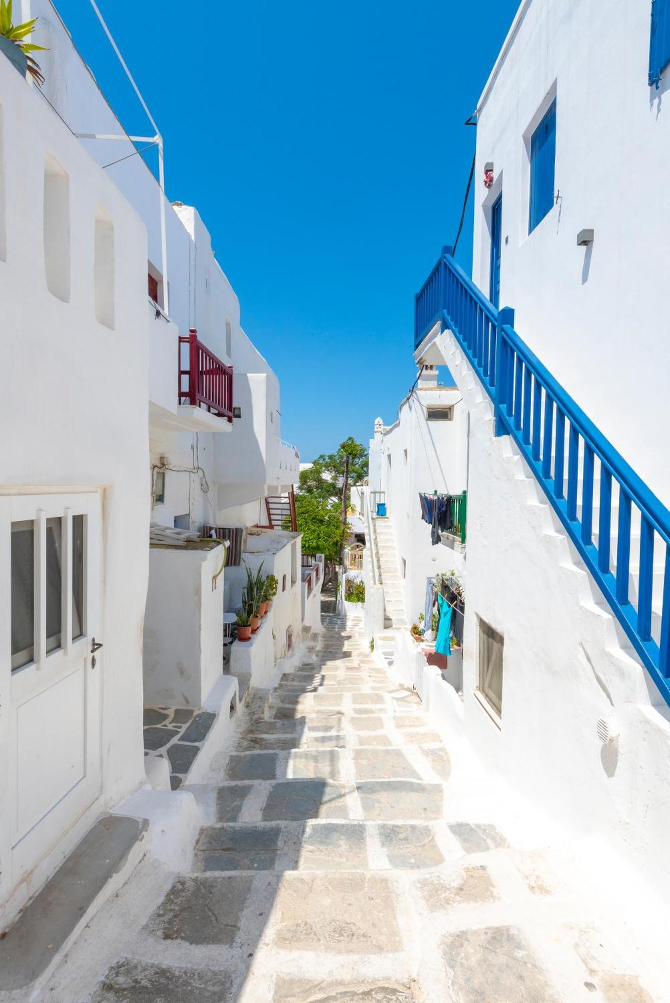 White And Grey Chora Apartment Mykonos Town Ngoại thất bức ảnh