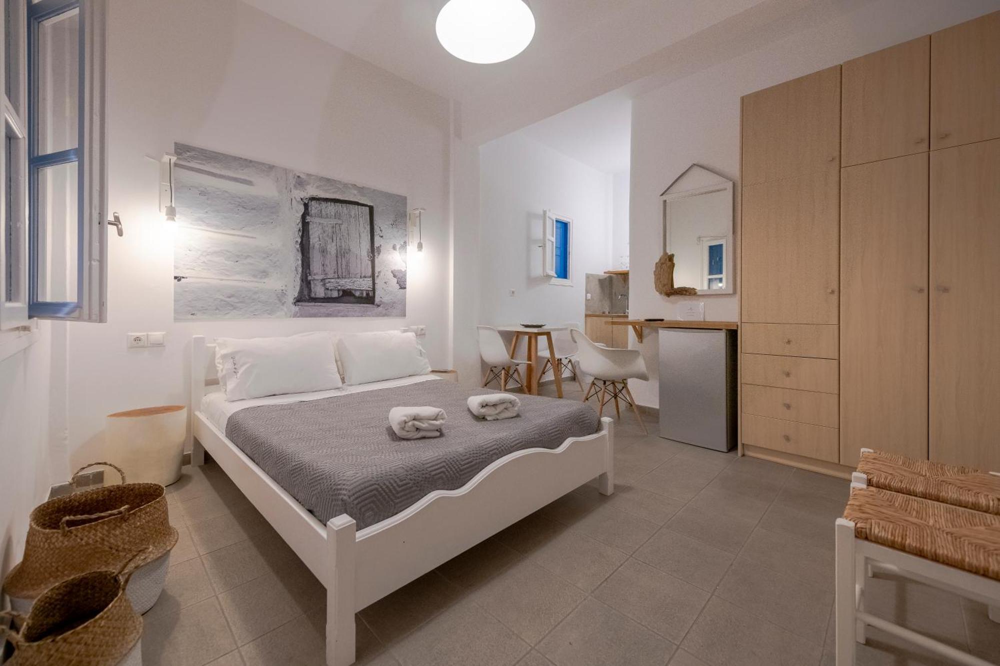 White And Grey Chora Apartment Mykonos Town Ngoại thất bức ảnh