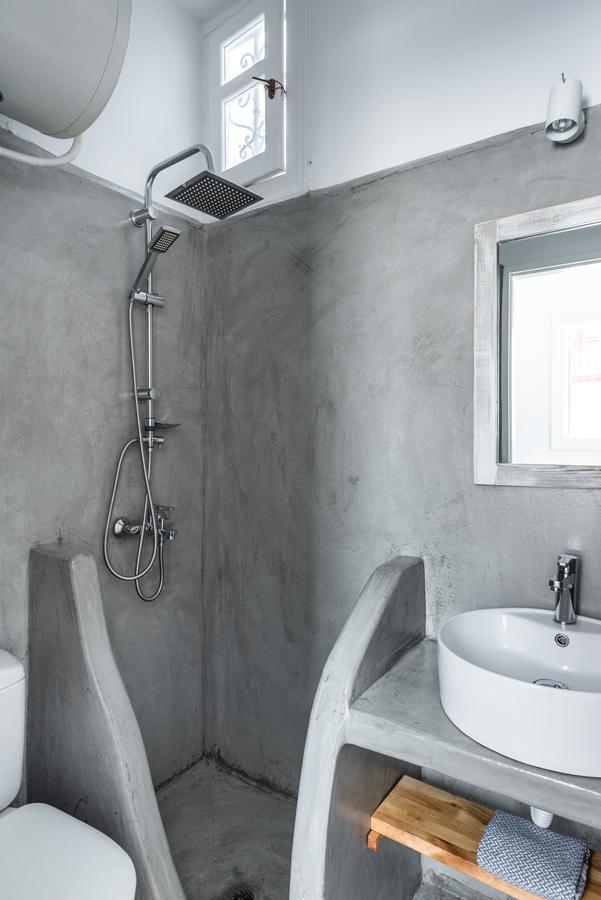 White And Grey Chora Apartment Mykonos Town Ngoại thất bức ảnh