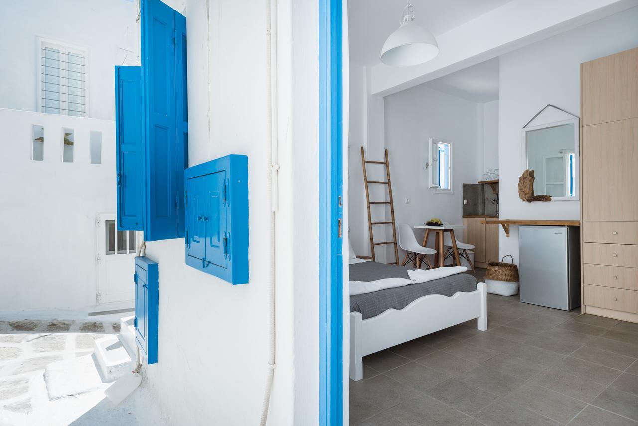 White And Grey Chora Apartment Mykonos Town Ngoại thất bức ảnh