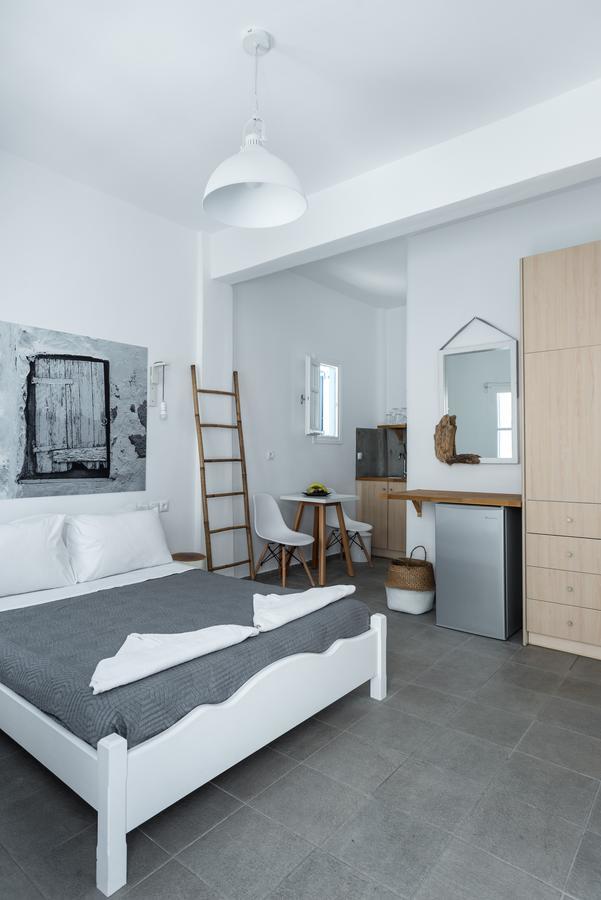 White And Grey Chora Apartment Mykonos Town Ngoại thất bức ảnh