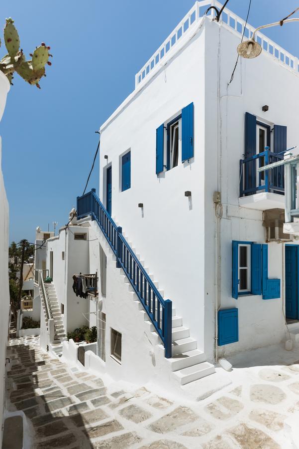 White And Grey Chora Apartment Mykonos Town Ngoại thất bức ảnh