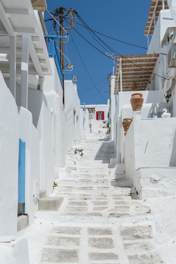 White And Grey Chora Apartment Mykonos Town Ngoại thất bức ảnh