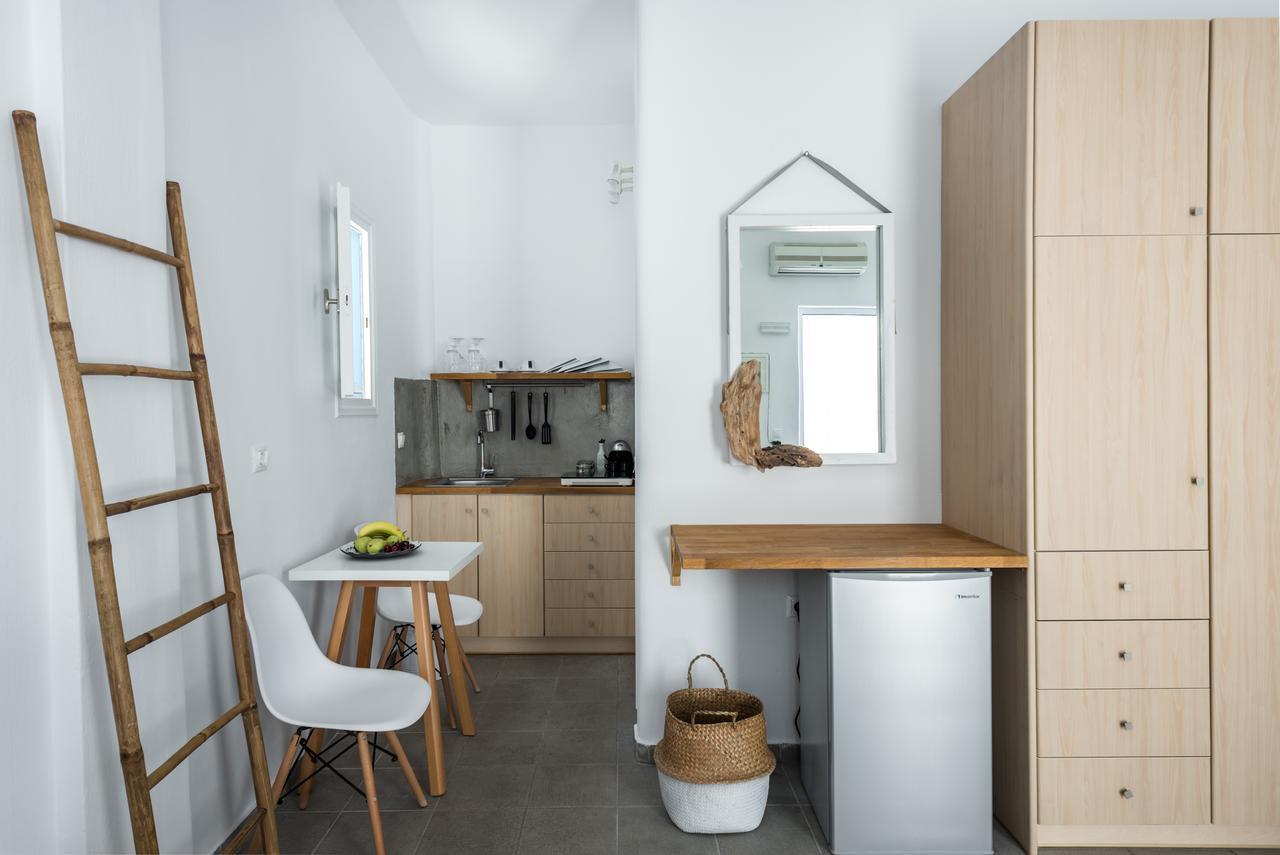White And Grey Chora Apartment Mykonos Town Ngoại thất bức ảnh